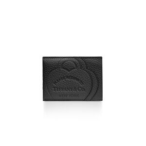 TIFFANY & CO.- Card Case (Black Leather)